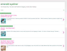 Tablet Screenshot of emeraldeyeliner.com